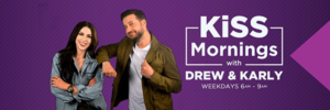 Drew Kozub with Kiss Mornings